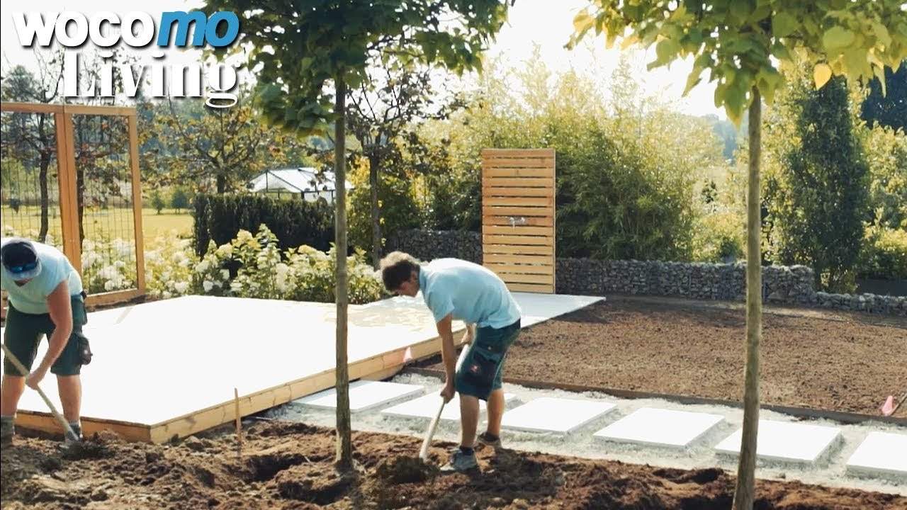 Garten Gestalten Reizend Der Moderne Garten Ein Holzdeck Bauen Und Pflegeleichte Beete Mit Bewässerungsanlage Anlegen