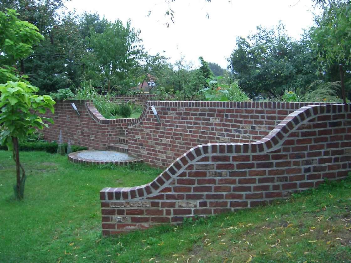 Mein Schöner Garten forum Genial Ziegelsteine Mauern Gartenmauern